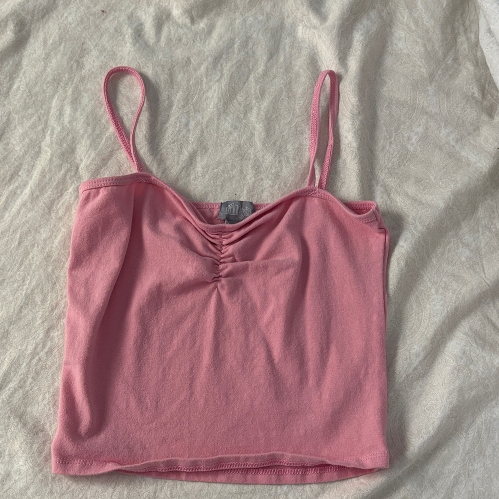 Tilly's Soft Pink Gathered Camisole